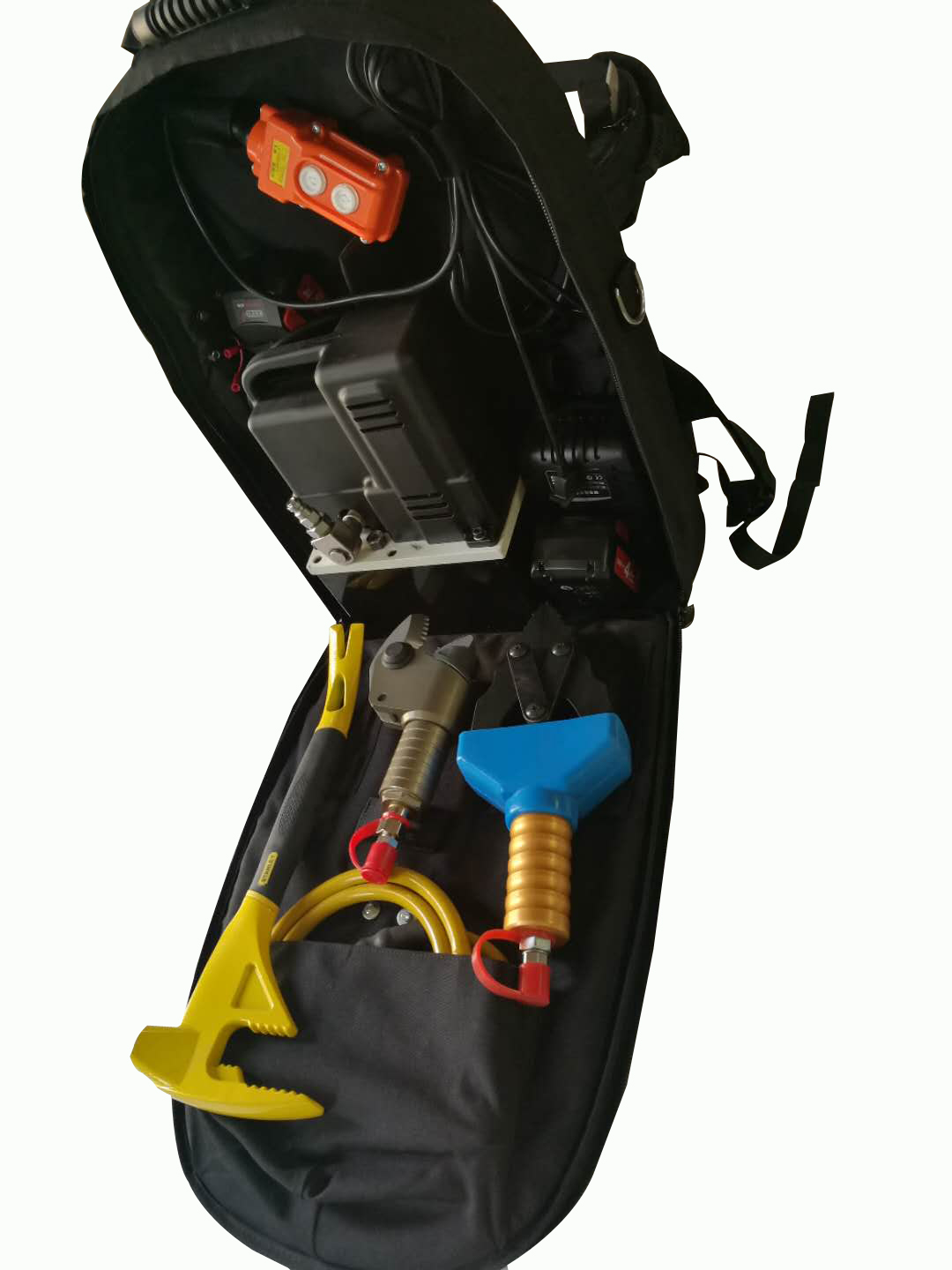 背负式电动液压破拆工具